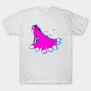 Pink kitsune T-Shirt